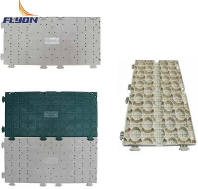 China Red Polypropylene Sports Floor Tiles for Indoor/Outdoor Courts en venta