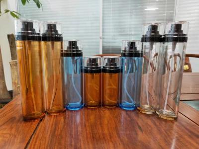 China 50ml 80ml 100ml PET Injection Molded Cream Bottle Body Mist Empty Serum Bottles for sale