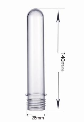 China Diameter 32mm 30g Plastic Preform Bottle Tubes 60ml 70ml With Lid for sale
