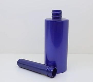 China Serie plástica verde azul del calibre 28m m del objeto semitrabajado 60g de la botella del alto lustre en venta