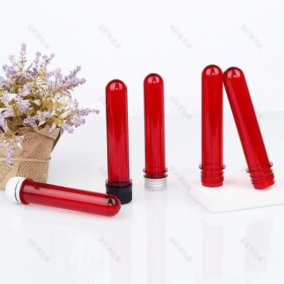 China 30ml 100ml Food Grade Pet Test Tube Red ISO9001 Customizable for sale