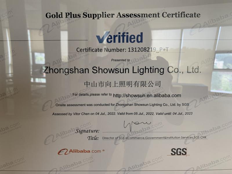  - Zhongshan Showsun Lighting Co., Ltd.