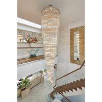 Quality 138 Inch Large High Ceiling Chandelier Tall Staircase Lighting Chandelier for sale