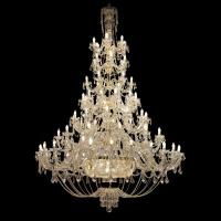 Quality 87 Lights Grand Crystal Chandelier High Roof Chandelier For Hotel Lobby for sale