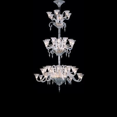 China 42 Lights Large High Ceiling Chandelier CE Baccarat Mille Nuits Chandelier for sale