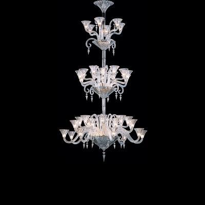 Quality 42 Lights Large High Ceiling Chandelier CE Baccarat Mille Nuits Chandelier for sale