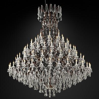 Quality Custom Modern Crystal Chandelier Modern Led Chandeliers For Big Hall for sale