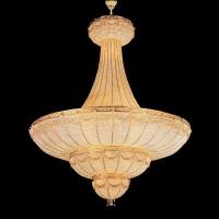 Quality Luxury Large Foyer Chandeliers Big Gold Crystal Chandelier For Dome for sale