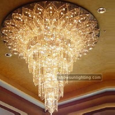 China 81 Lights Modern Led Chandelier Large Hotel Chandeliers For Banquet Hall for sale