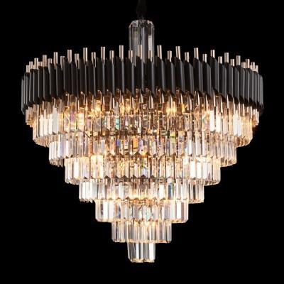 China 100cm Modern Large Chandeliers Round Modern Crystal Chandelier for sale