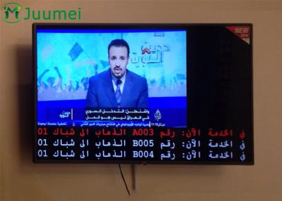 Chine Affichages de signalisation numérique de système d'affichage de file d'attente de banque en attente avec la langue arabe à vendre