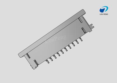 China FPC Connectors, Flex-to-Board, 10 Position, .5mm [.0197in] Centerline, Zero Insertion Force (ZIF), Right Angle，SMT for sale
