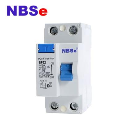 China NBSe BF62 Series Residual Current Circuit Breaker Short Circuit Protection for sale