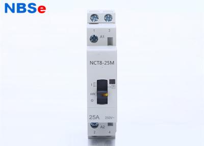 China 2NO 220v Coil Contactor , Electrical Contactor Box Din Rail With Manual for sale
