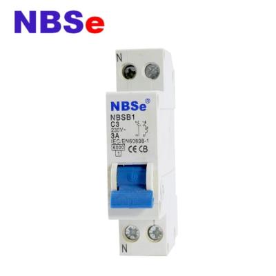 China 1p+N  32A Mini Mcb Miniature Circuit Breaker Side Mounted for sale