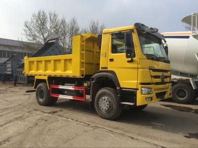 China 20 tons tipper,  6 wheels tipper truck  Howo 4x2 dump truck , 10m3 dump truck with yellow color for sale