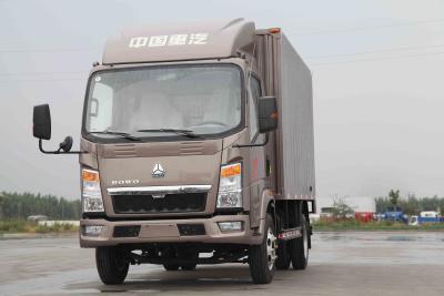 China Sinotruk HOWO mini Van Truck 4-6 tons mini Container Cargo Truck for sale
