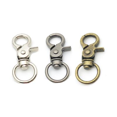China Zinc Alloy Swivel Snap Hooks Thumb Trigger Nickel Surface For Lanyards for sale