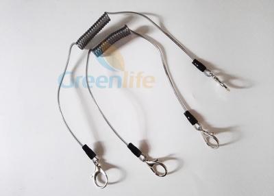 China Quick Loster Release Retractable Tool Lanyard With Long Straight Line for sale