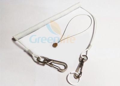 Cina Corda elastica solida di lunghezza di bianco 20CM con il gancio di forma del rilascio rapido D delle clip in vendita