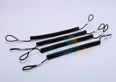 Chine La boucle réglable de corde a lové le CE noir en plastique de couleur de lanière principale/ROHS à vendre