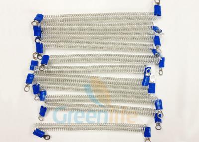 China Stop - Dropping Plastic Coiled Security Tethers Translucent 15 CM Wire Ropes for sale
