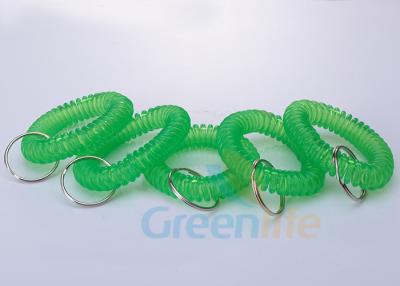 Cina Catena chiave della bobina di plastica persa anti-, bobina di chiave del polso su misura anello spaccato 55 millimetri in vendita