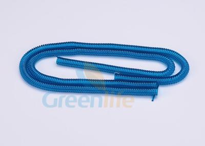 China Fall Protection Custom Coiled Cable 3M Expanding Spring Spiral Wire Coiled Strap for sale