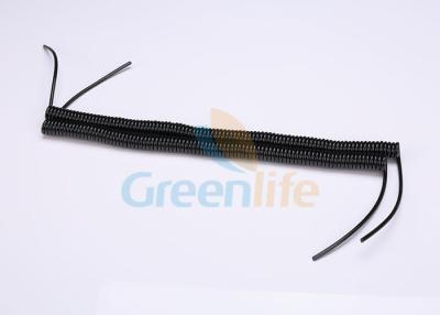 China Strong Stretchable Wire Custom Coiled Cable For End Terminal Light Weight for sale