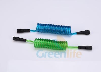 China Children Retractable Custom Coiled Cable Plastic Wire Spring Coiled Leash for sale