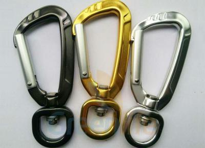 China 91MM Height Spring Snap Clip , Light Weight High Strength Heavy Duty Carabiner Clips for sale