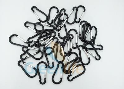 China Material ligero negro universal del aluminio de los tenedores de los resortes del mosquetón de Wegit en venta