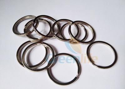Китай Кольца аксессуаров талрепа диаметра 30ММ облегченным плоским покрытые никелем разделенные ключевые продается