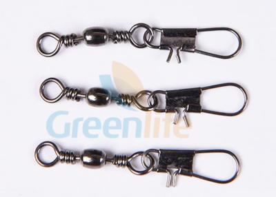 China Coiled Lanyard Fishing Swivel Hook Nickle Plating Simple Snap Pin Combo for sale
