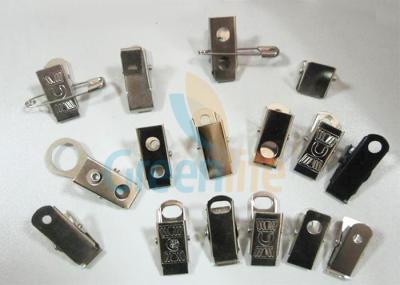 China Clip metálico niquelado del acollador, tipo grabado en relieve clips de U de dogo del acero inoxidable en venta