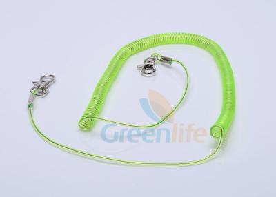 China Fishing Boats Kayak Paddle Tether 3 Meter For Rod Safety Light Green Color for sale