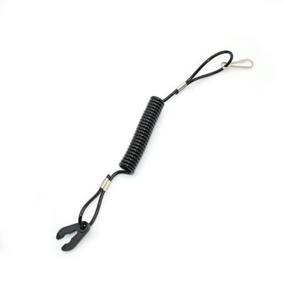 China Black Safety Tool Lanyard Universal Engine Outboard Engine Kill Cord for sale