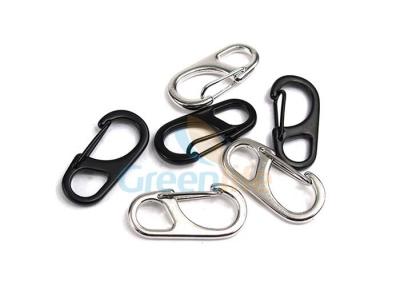 China Outdoor Oval Snap Simple Hooks Black Silver Lanyard Accessories Eco friendly for sale