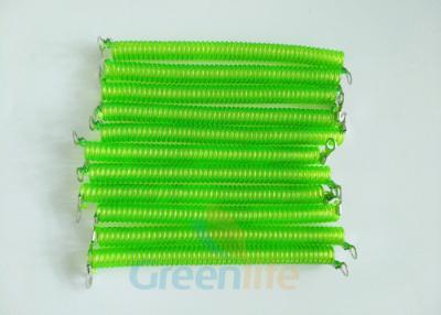 China Popular Universal Steel Tool Spiral Cable Light Transparent Green 10CM Long for sale