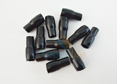 China El negro suave plástico envuelve los accesorios del acollador para el lazo del cordón de los 3MM, superficie lisa en venta