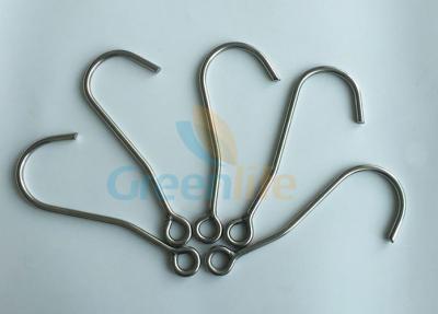 China Long Handle Stainless Steel J Hooks Nickle Plated Cable Hangers J Hooks for sale