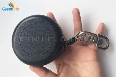 China Self - Locking Retractable Tether Cord Quick - Stop Fall - Arrest With Round Pull Reel for sale