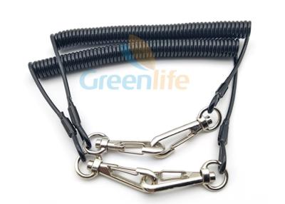 China Ganchos negros sólidos del artículo 2 del acollador del cordón de amortiguador auxiliar del cable con la función de protección en venta