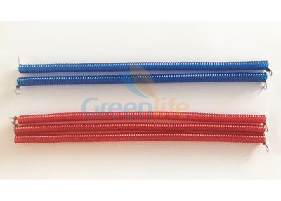 China Tether Connected Uncoiled Length 20CM Wire Coil Lanyard for sale