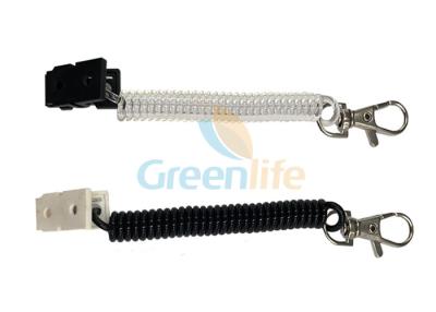 China EVA 8CM Length Coil Keychain Lanyard With Clasp / Clip for sale