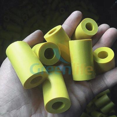 China Gelbe ISO Plastik-PU Lanyard Tubular Foam For Jet Ski Killcords zu verkaufen