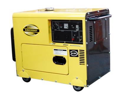 China Weatherproof Small Diesel Generators Low Fuel Consumption With Air Cooled Petrol Engines for sale