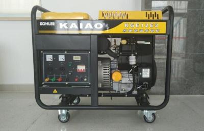 China 12kva Gasoline Powered Portable Generator Low Fuel Consumption KGE12E3 for sale