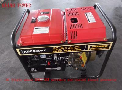 China 220V 230V 3000W Small Welder Generator Diesel With Ordinary Panel Board for sale