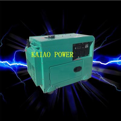 China Backup Small Diesel Generators 5.0KW 72dB Noise Level , 912*532*740mm for sale